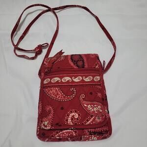 BUNDLE SALE!  VERA BRADLEY Red Paisley Quilted Crossbody Bag